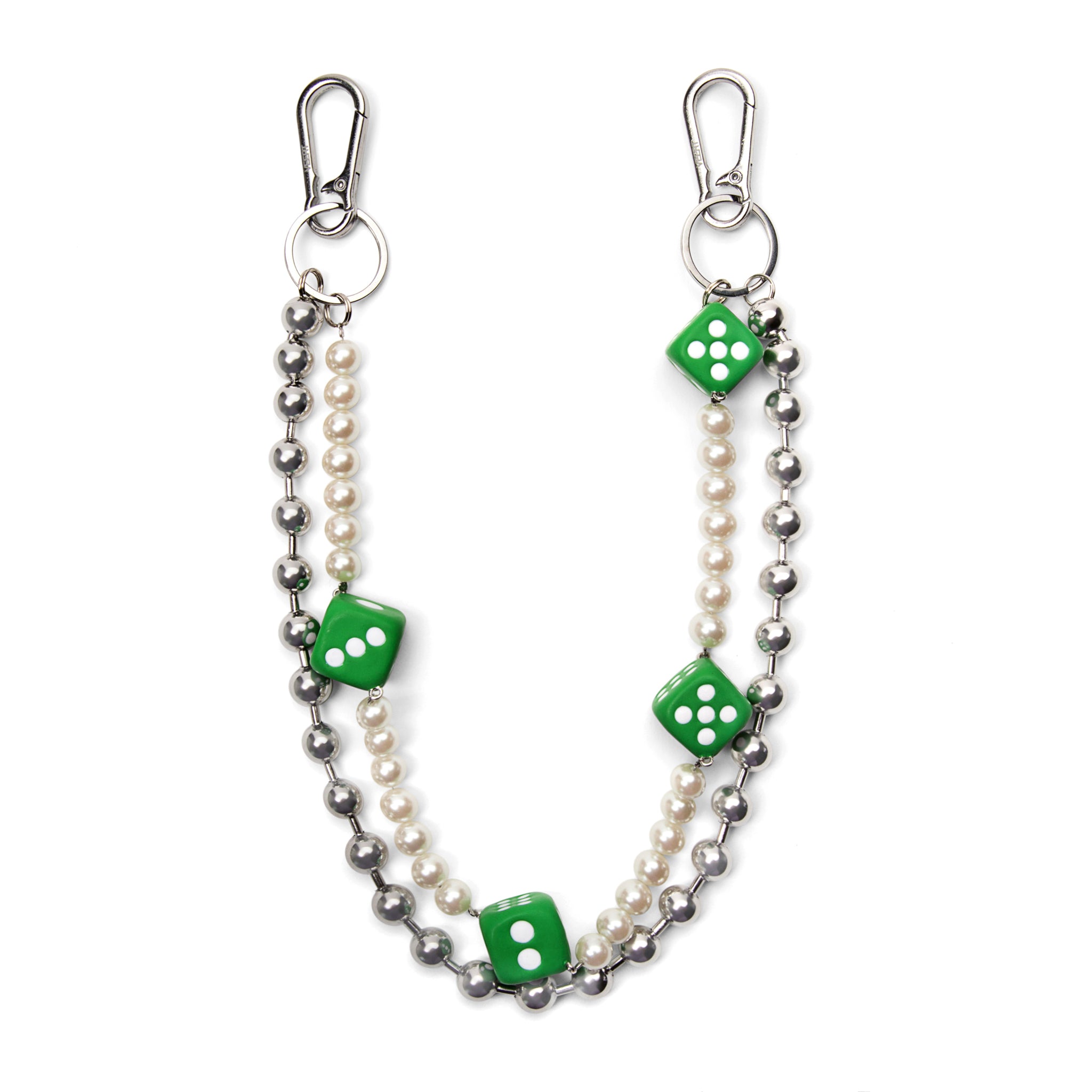 The Ball Pearl 4 Dice Wallet Chain