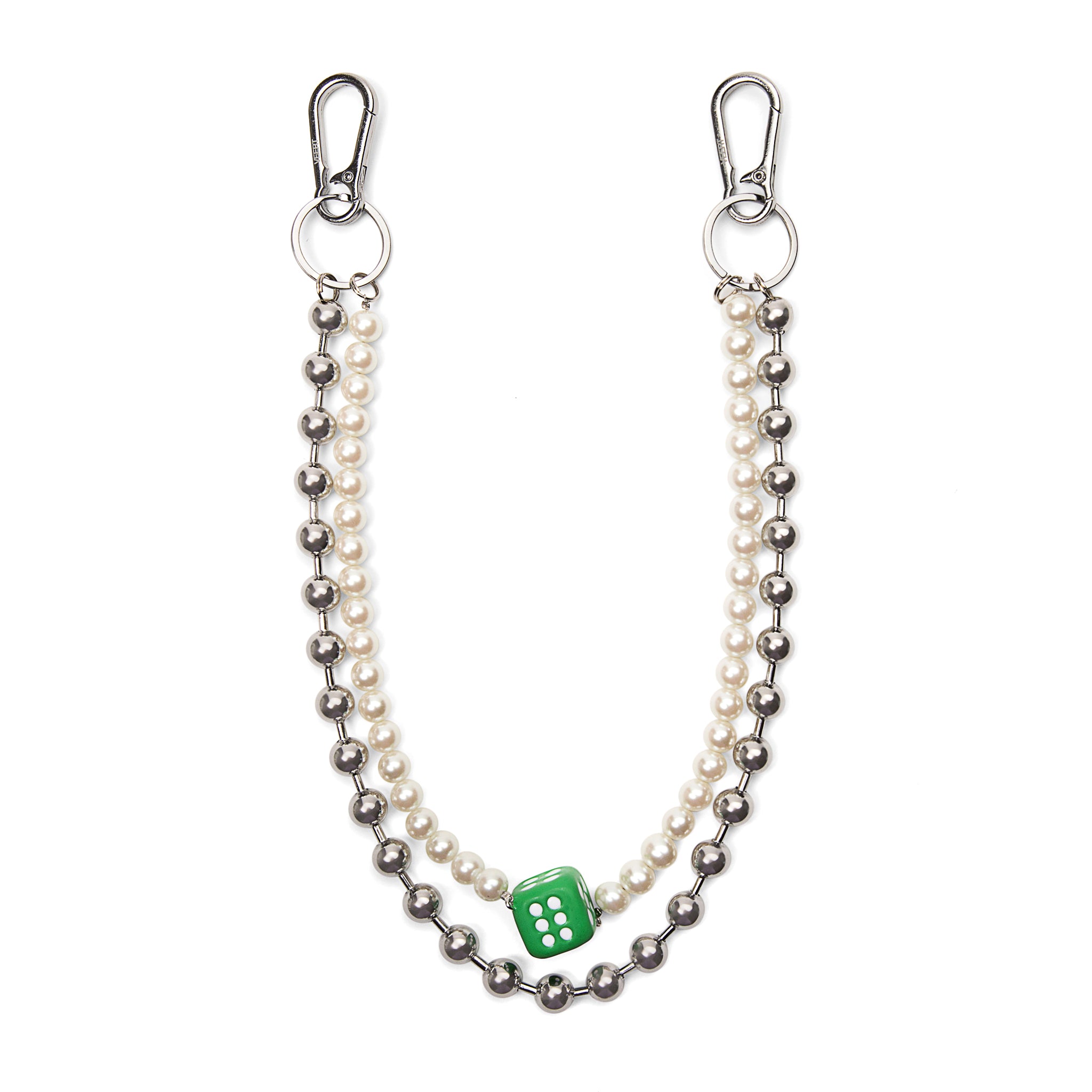The Ball Pearl Dice Wallet Chain