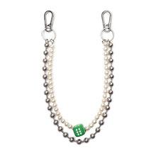 Load image into Gallery viewer, The Ball Pearl Dice Wallet Chain

