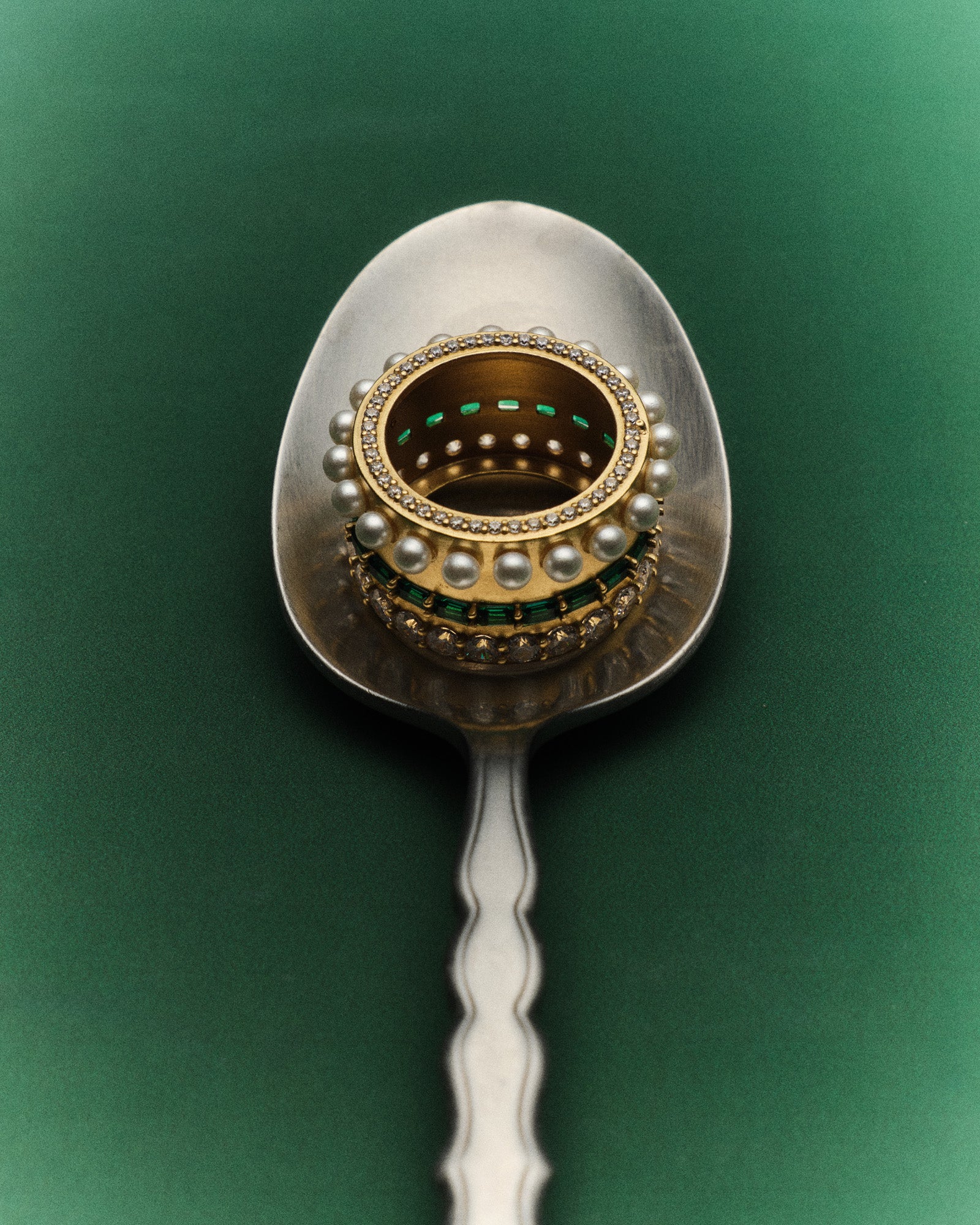 The Thick Layered Ring in Yellow Gold