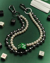Load image into Gallery viewer, The Ball Pearl Dice Wallet Chain
