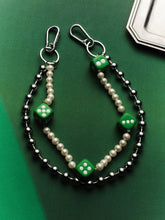 Load image into Gallery viewer, The Ball Pearl 4 Dice Wallet Chain
