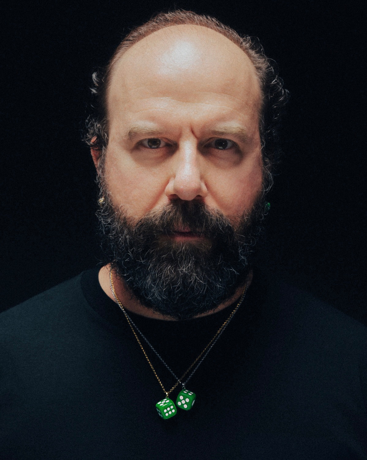 The Dice Pendant Chain in White Gold