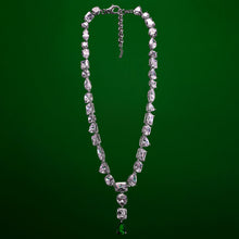 Load image into Gallery viewer, The Regal Drop Necklace in White Gold
