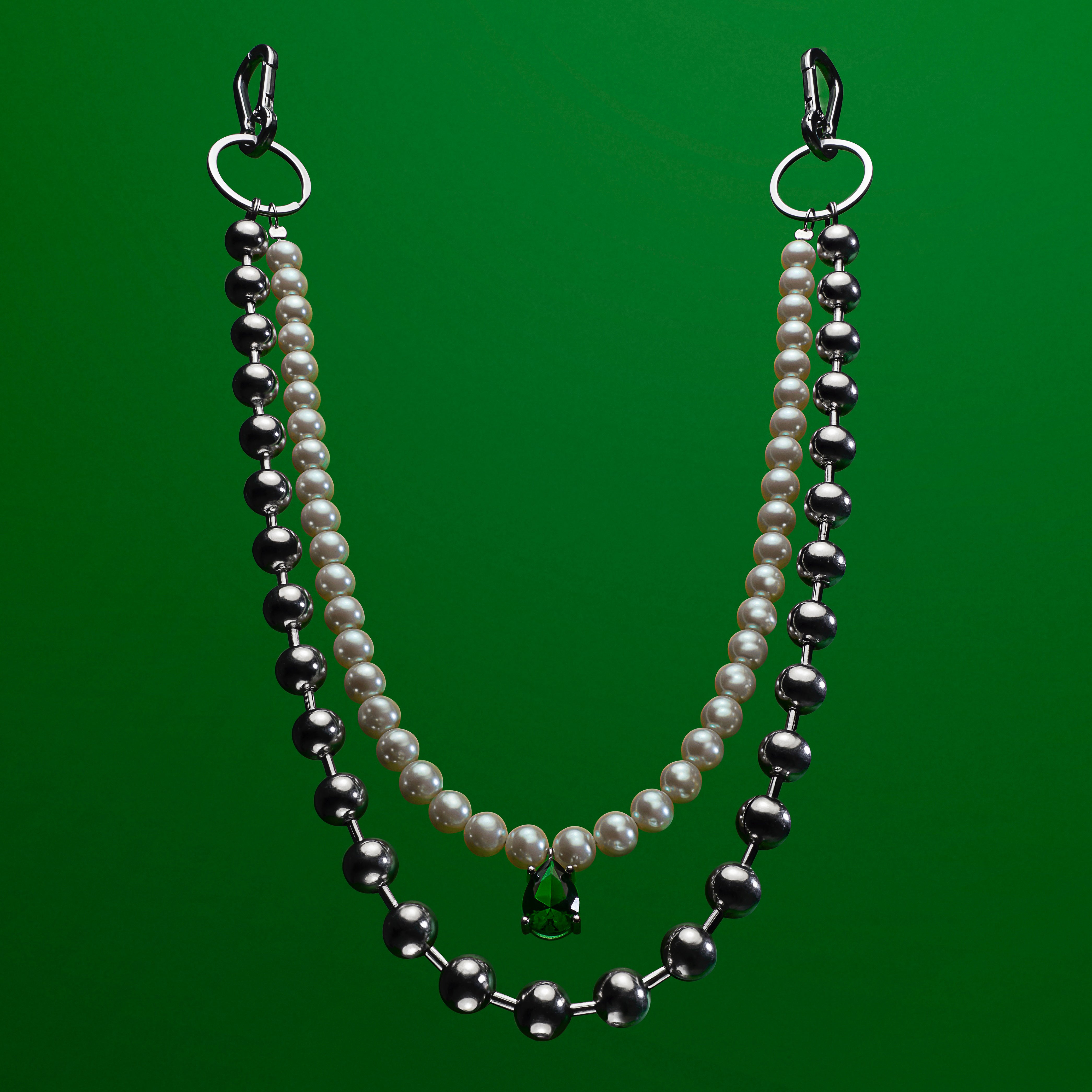 The Ball Pearl Key Chain / Wallet Chain