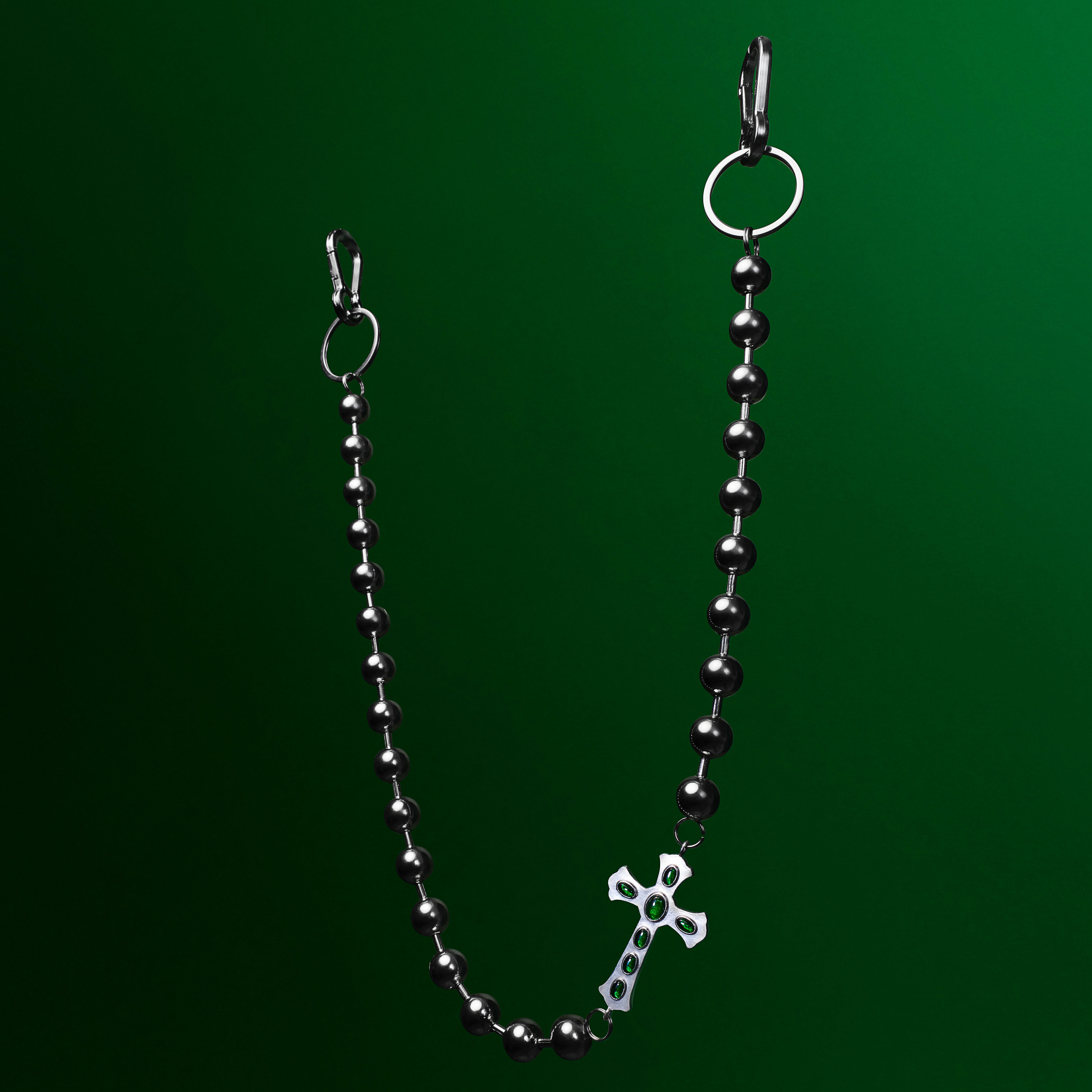 The Ball Cross Key Chain / Wallet Chain