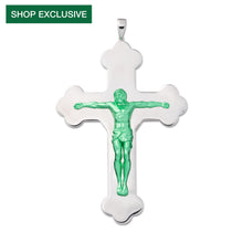 Load image into Gallery viewer, The XL Jesus Piece in White Gold
