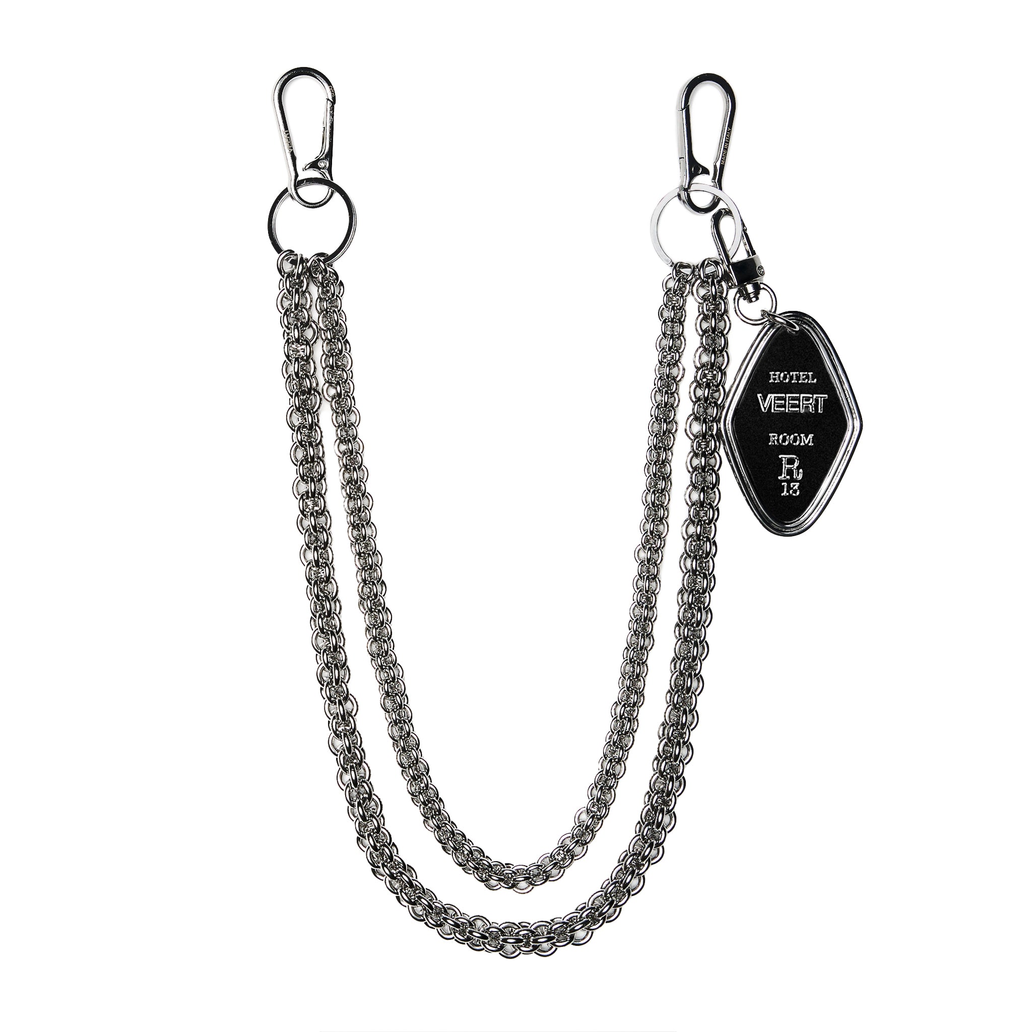 R13 x VEERT Hotel Key Tag Keychain