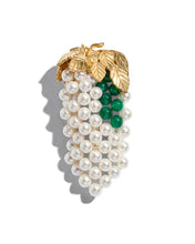 Load image into Gallery viewer, The Grapevine Pearl Brooch
