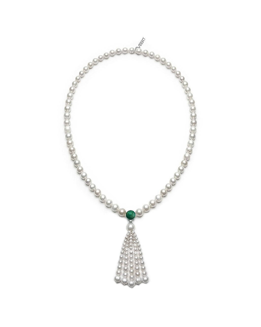 The Green Onyx Tassel Pearl Necklace – VEERT