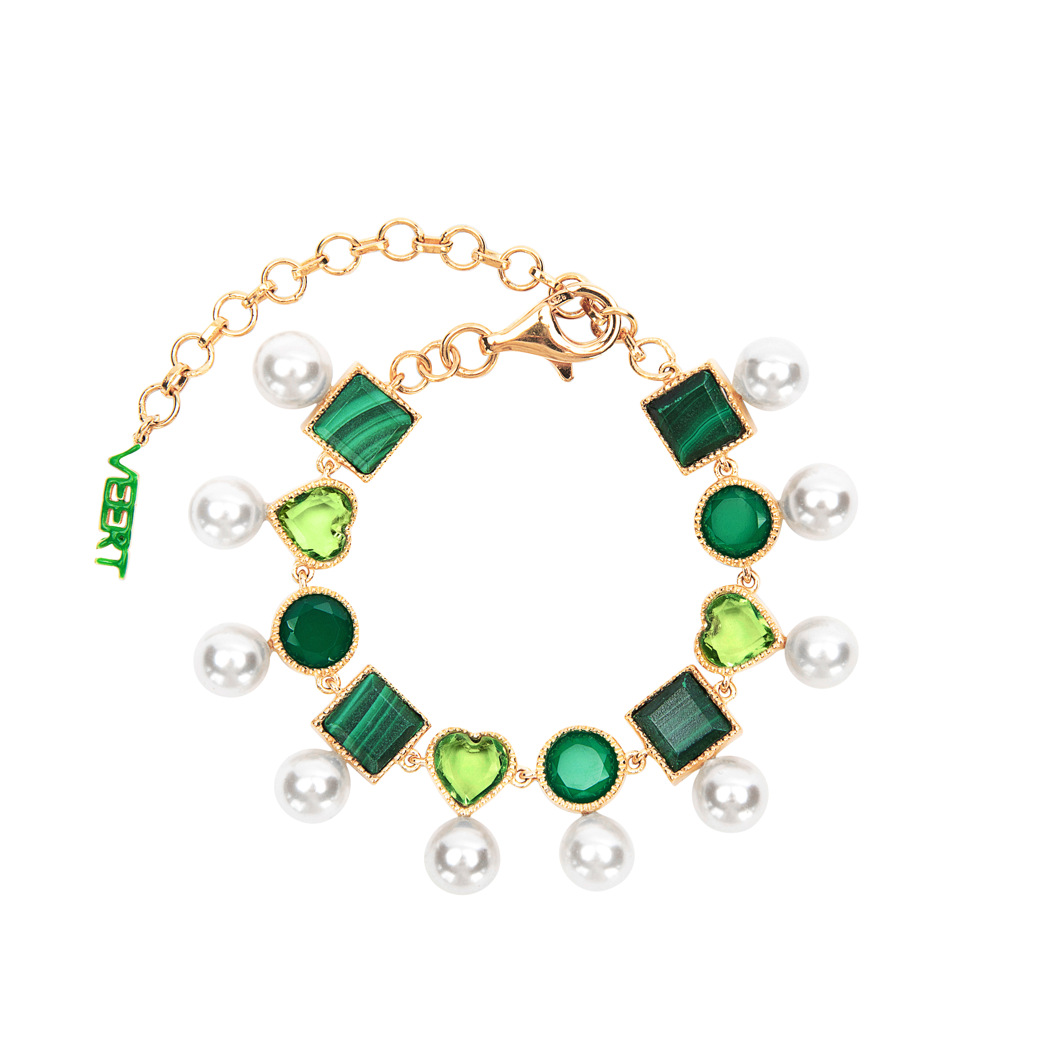 The Pearl Shape Bracelet in Yellow Gold