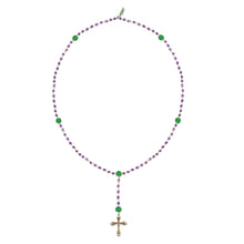 Load image into Gallery viewer, The Amethyst &amp; Green Onyx Necklace
