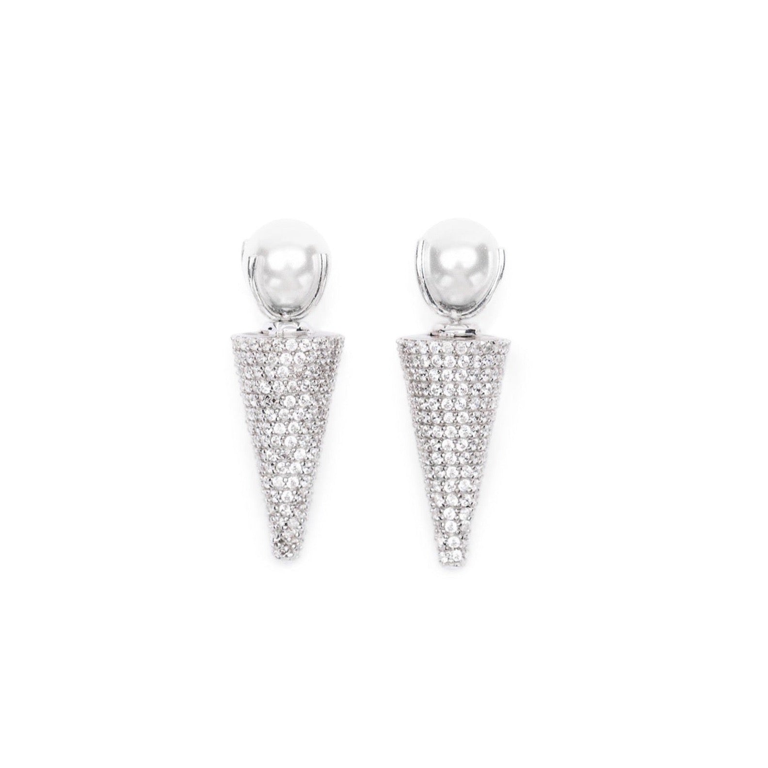 The Pearl Spike Earring Pair